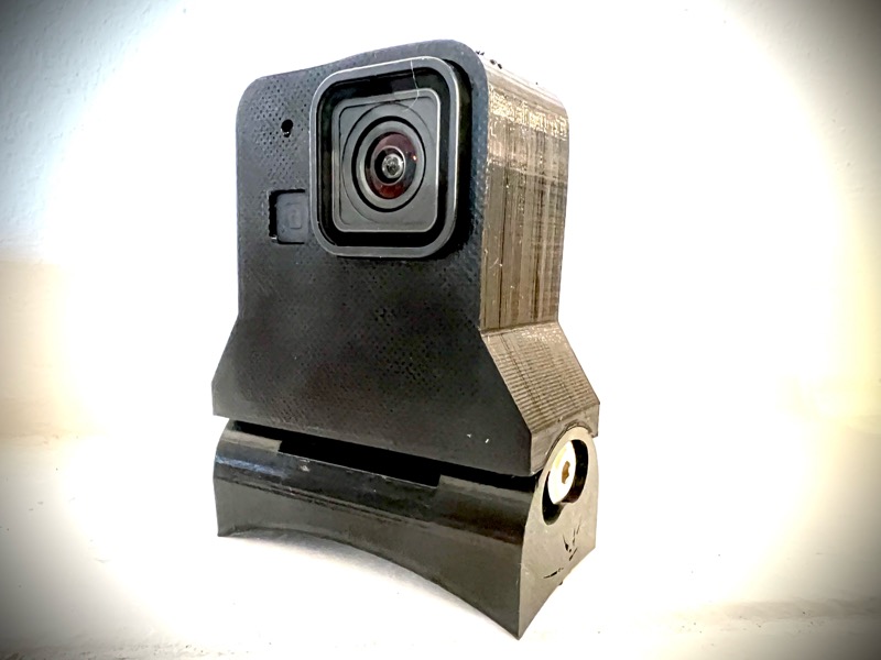 GoPro Hero  Mini   Cookie Roller mount adaptor   Tandem Handcams